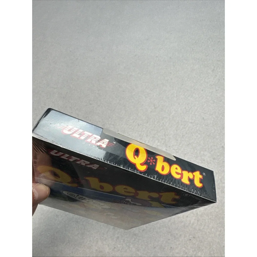 MINT BOX complete 100% CIB Q*Bert QBert  Nintendo NES Video Game Factory Sealed